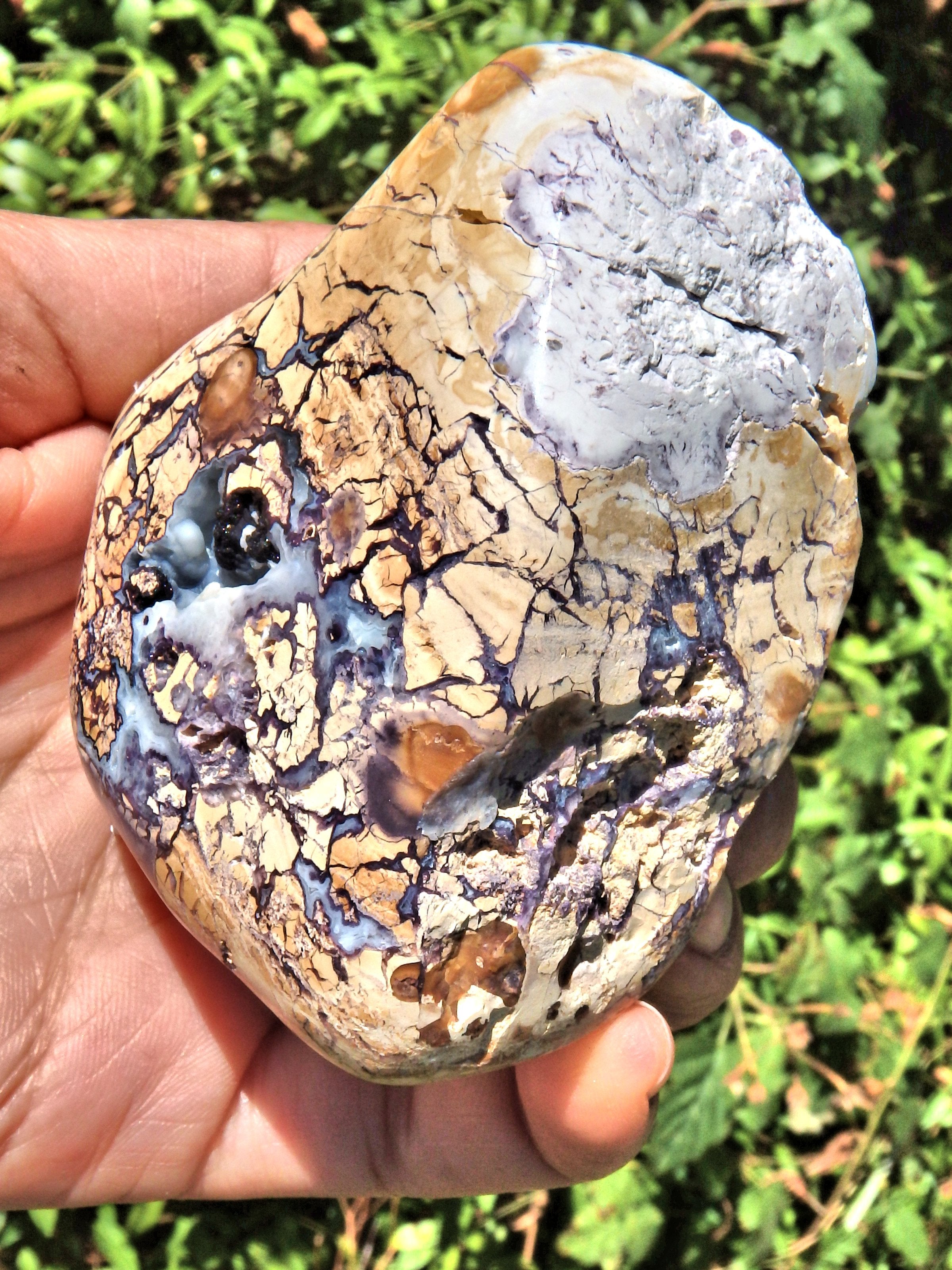 Unique Depth & Druzy Cave Tiffany Stone Standing Display Specimen - Earth Family Crystals