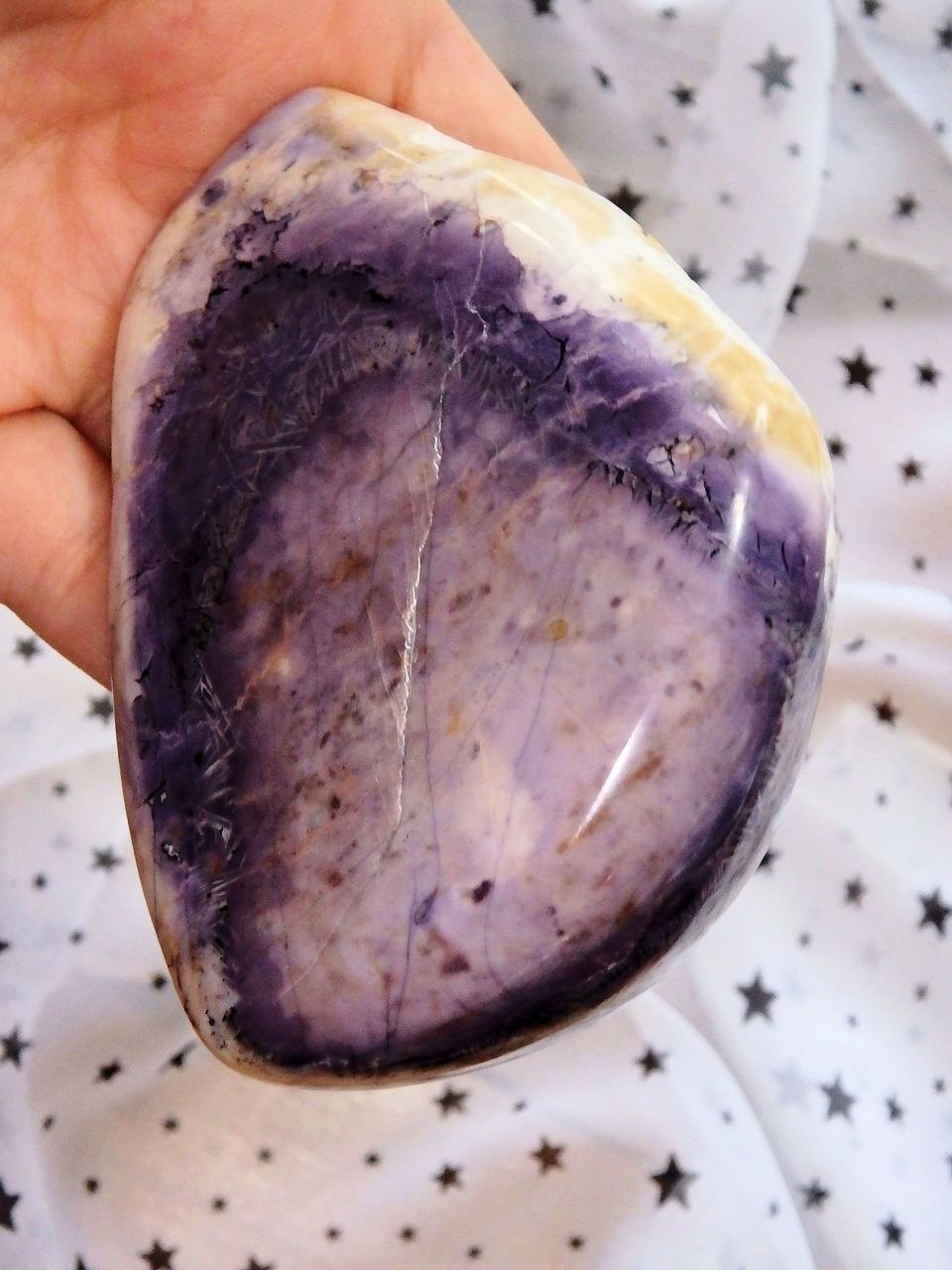 Pastel Purple Standing Tiffany Stone Partially Polished - Earth Family Crystals