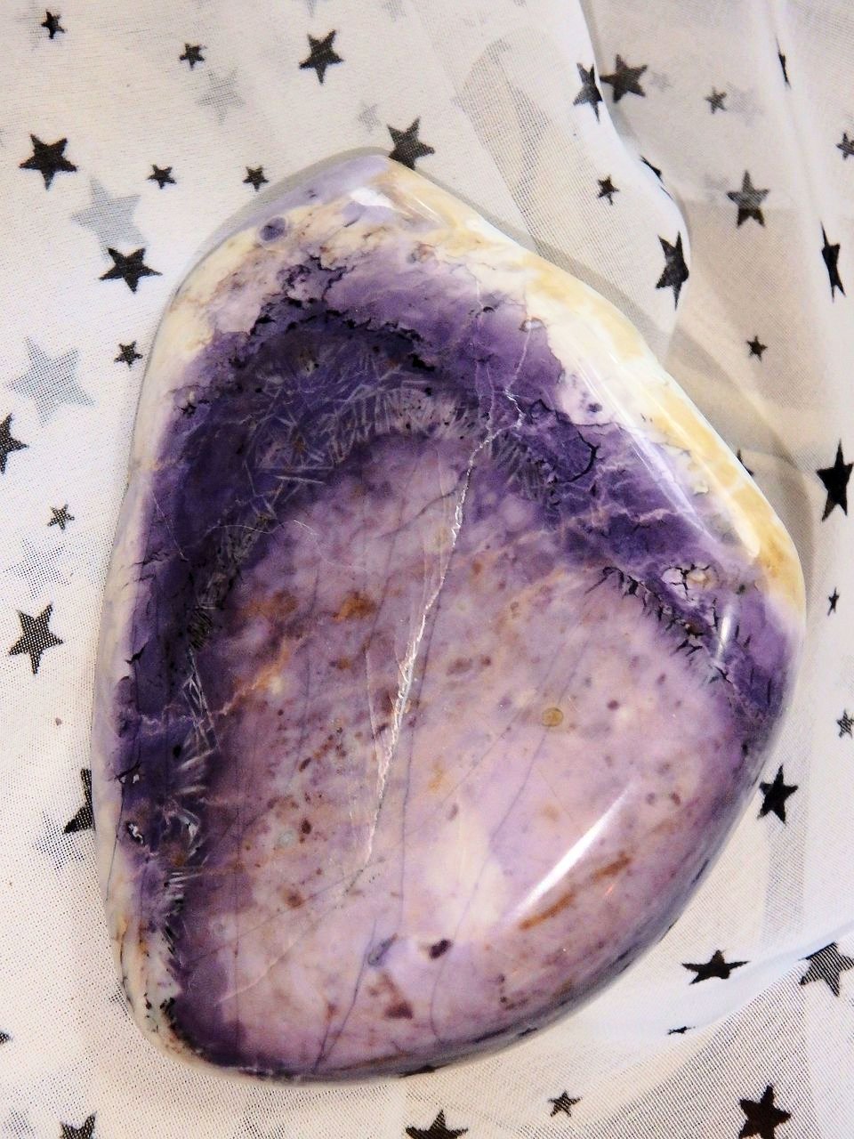 Pastel Purple Standing Tiffany Stone Partially Polished - Earth Family Crystals