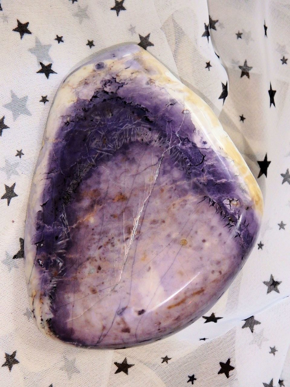 Pastel Purple Standing Tiffany Stone Partially Polished - Earth Family Crystals