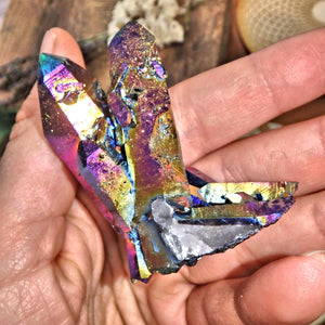 Incredible Self Healed Large Rainbow Titanium Quartz Cluster From Arkansas