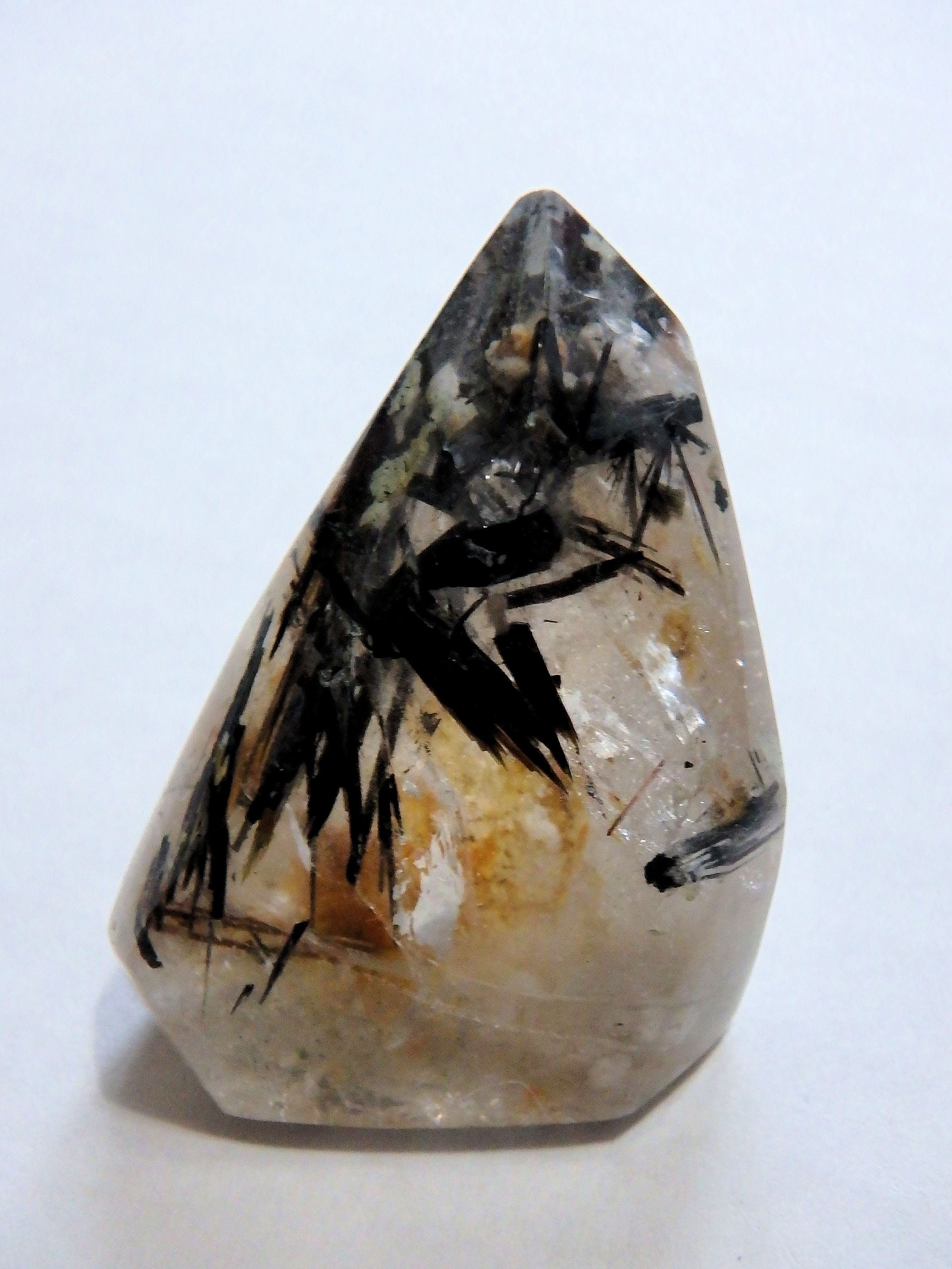 Polished Tourmalated Himalayan Quartz Free Form Specimen 2 - Earth Family Crystals