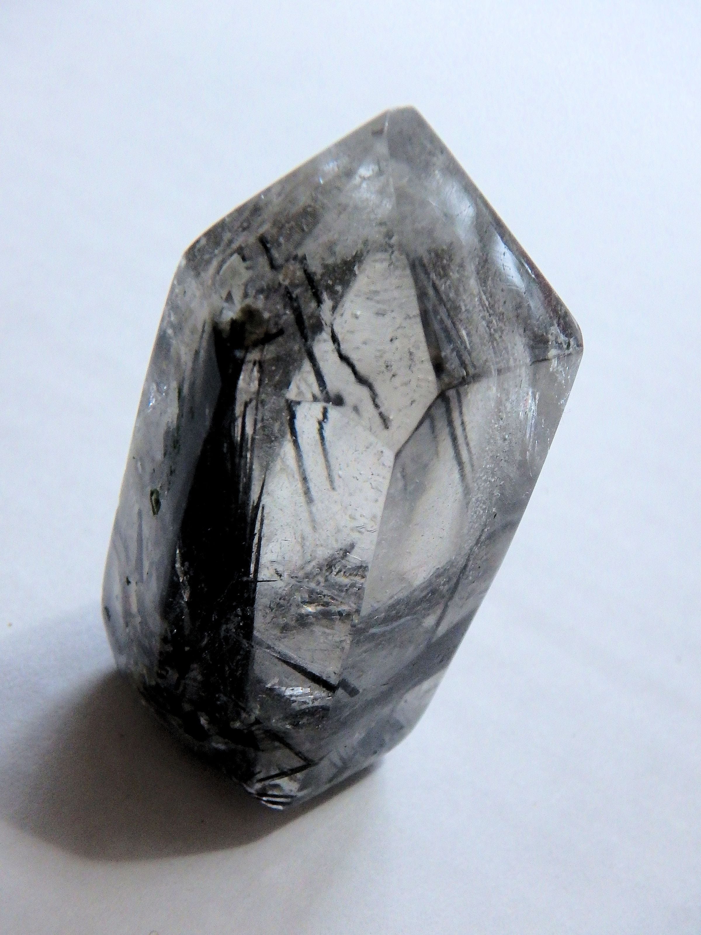 Polished Tourmalated Himalayan Quartz Free Form Specimen 3 - Earth Family Crystals