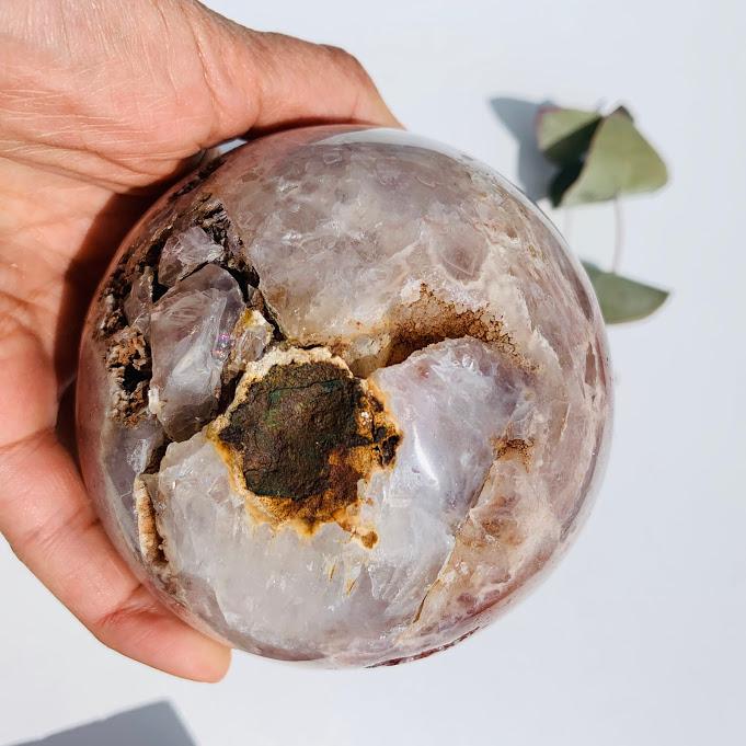 Amazing High Grade XXL Pink Amethyst Druzy Geode Sphere~ Locality Patagonia - Earth Family Crystals