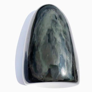 Self Standing Rainbow Black Obsidian Display Carving #2