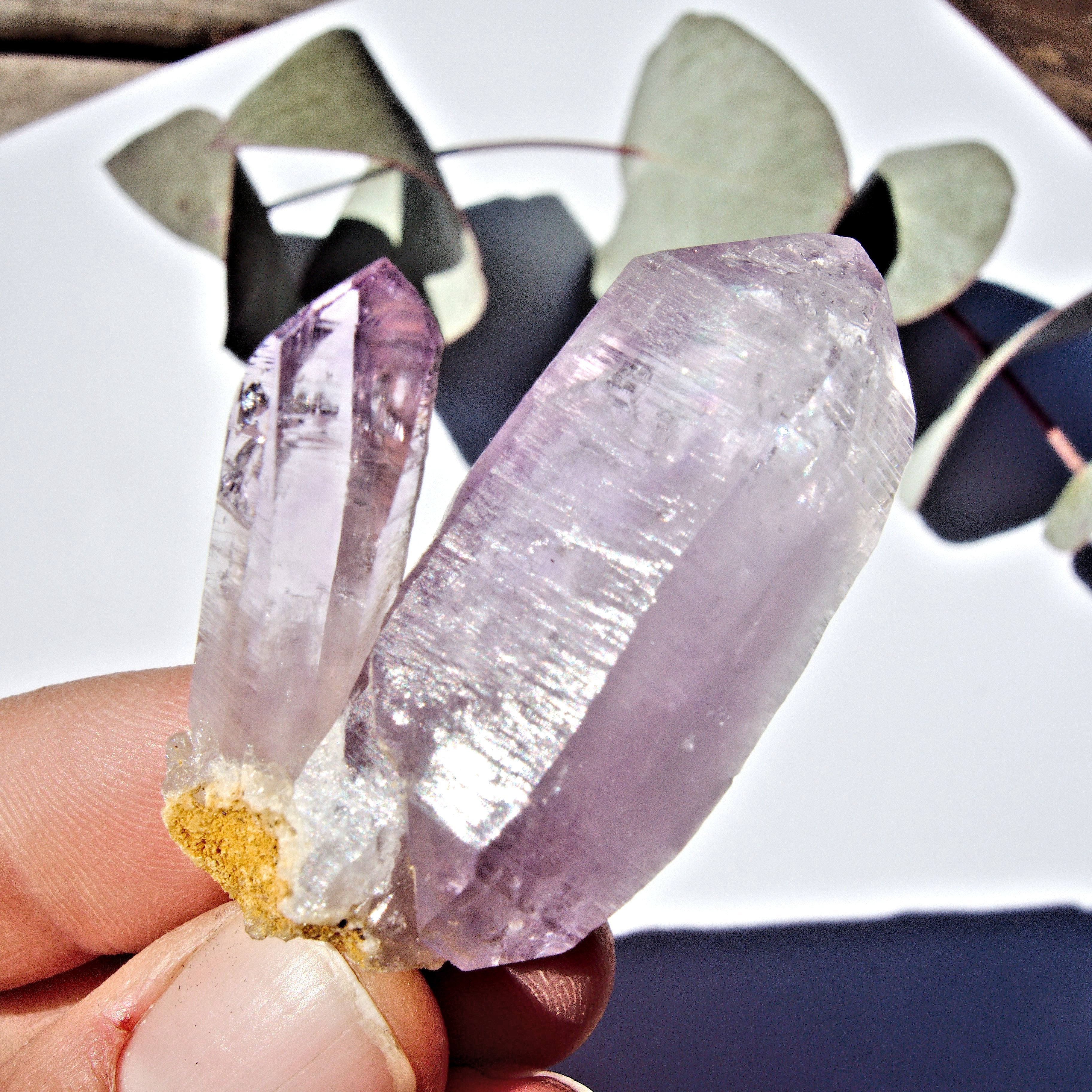 Vera Cruz Amethyst Double Point Specimen From Mexico #3 - Earth Family Crystals