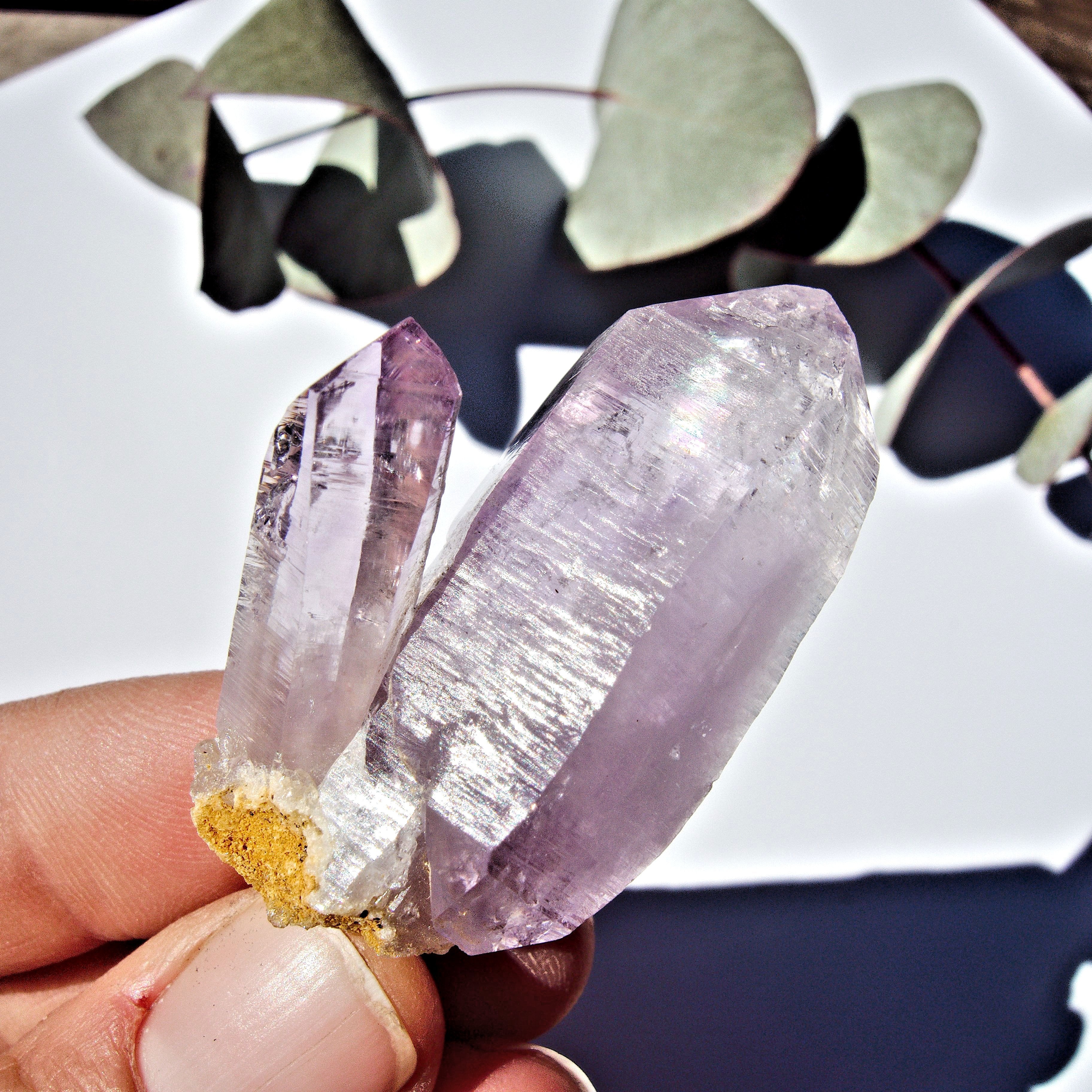 Vera Cruz Amethyst Double Point Specimen From Mexico #3 - Earth Family Crystals