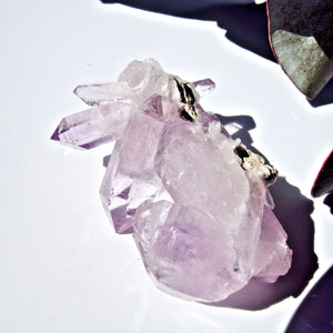 Vera Cruz Amethyst Double Terminated Point Cluster From Mexico #1 - Earth Family Crystals