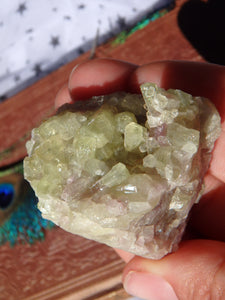 Shiny Green Vesuvanite Natural Cluster From Quebec, Canada