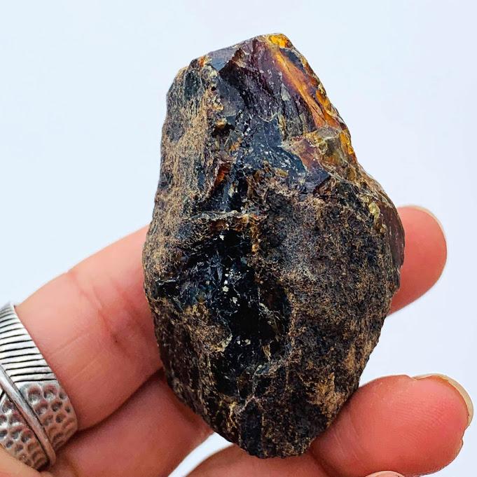 Sumatra Blue & Golden Raw Amber Chunk #2 - Earth Family Crystals