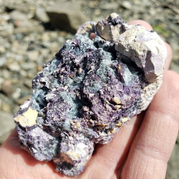 Fabulous Purple Depth Raw Tiffany Stone Cluster From Utah, USA - Earth Family Crystals