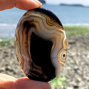 Incredible Patterns Chunky Agate Cabochon Ideal for Crafting