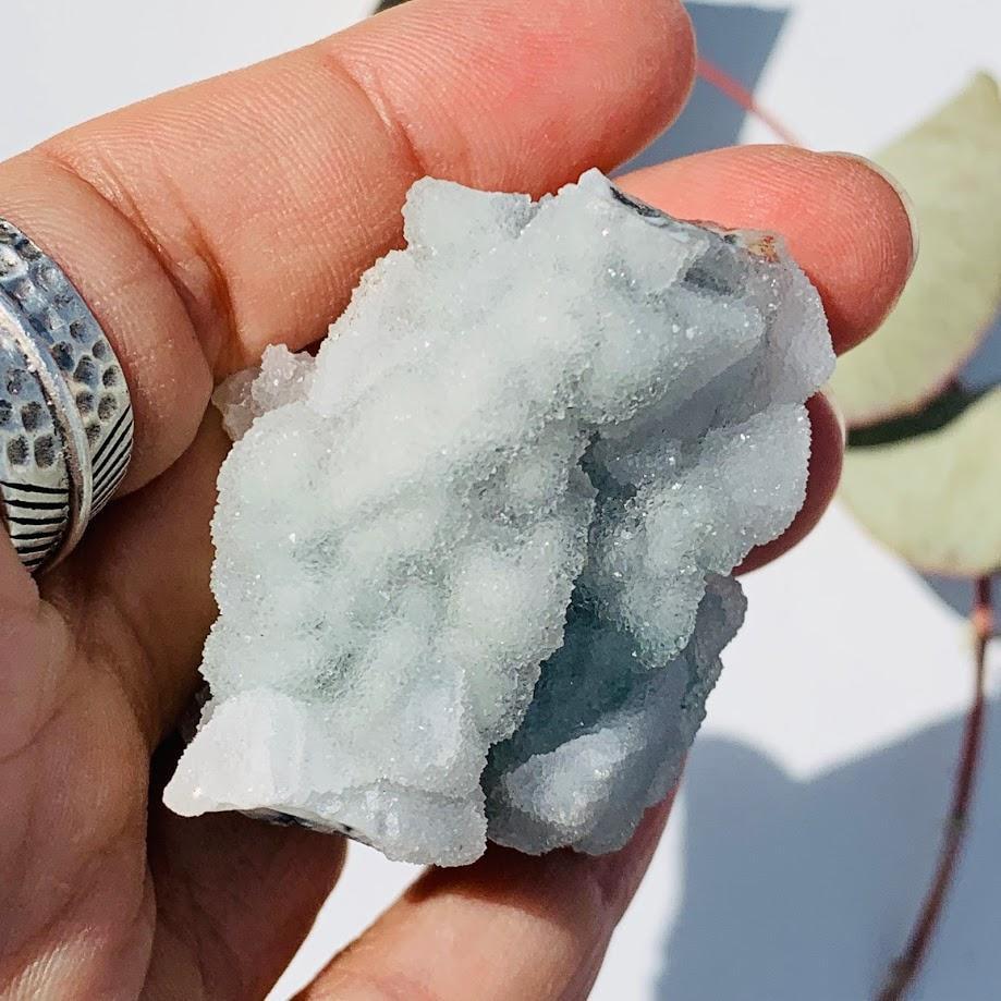 Cute Sparkling Quartz Druzy Point Cluster From India - Earth Family Crystals