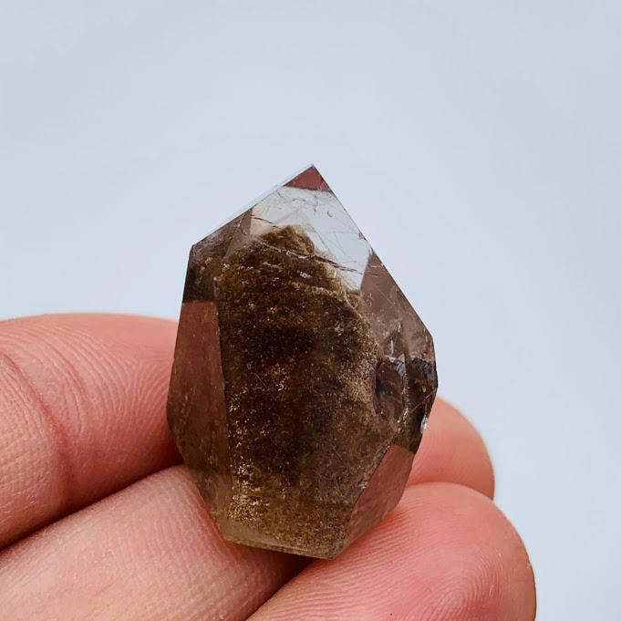 Cute Shamanic Dream Quartz Mini Standing Tower #3 - Earth Family Crystals