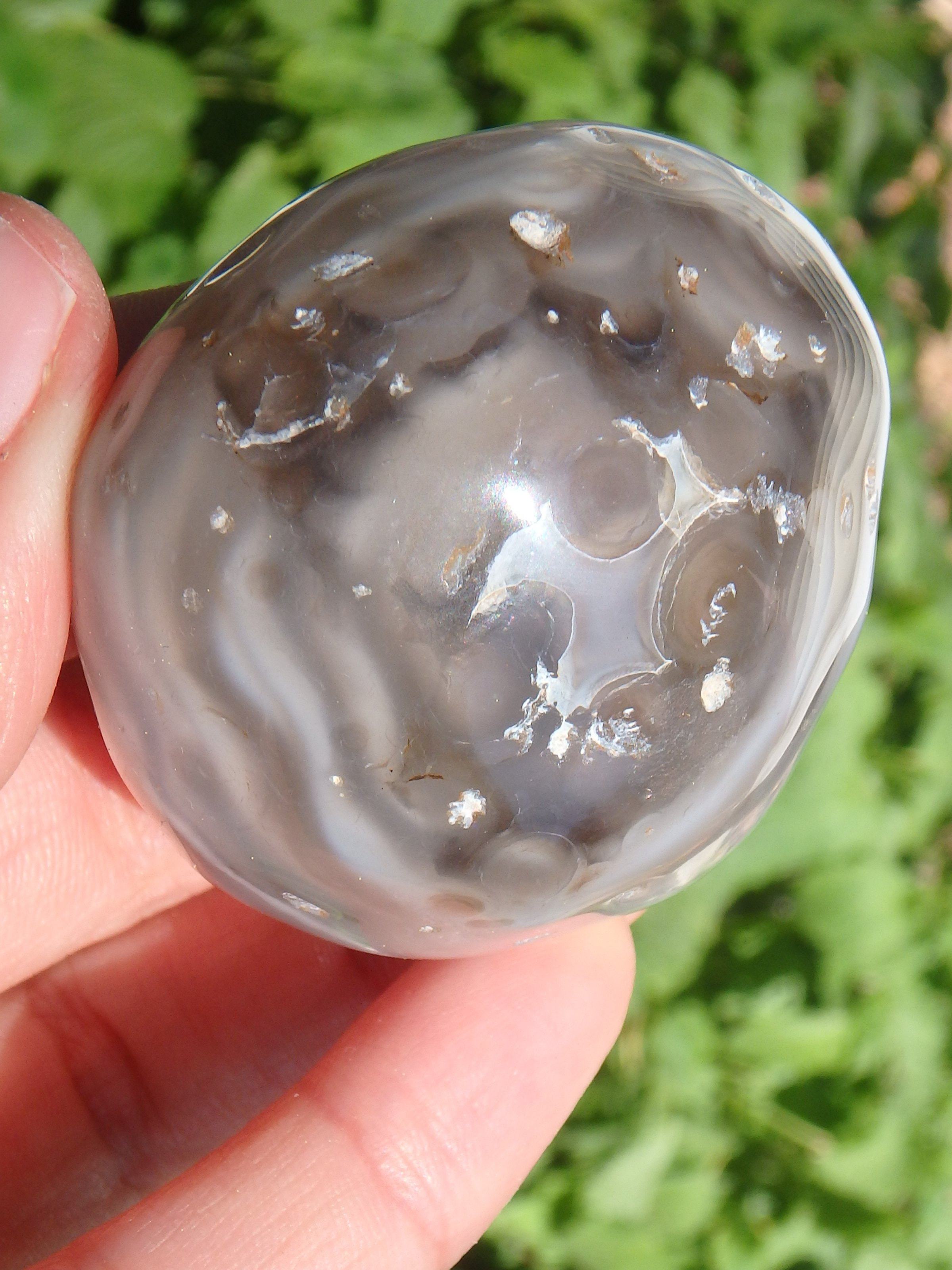 Ancient Water Enhydro Included Large Brazilian Agate Nodule - Earth Family Crystals