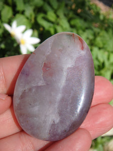 Soothing Auralite-23 Polished Worry Stone From Canada 1 - Earth Family Crystals