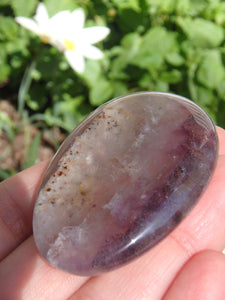 Soothing Auralite-23 Polished Worry Stone From Canada 2 - Earth Family Crystals