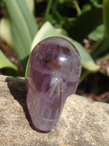 Auralite-23 Skull Carving From Canada 2 - Earth Family Crystals