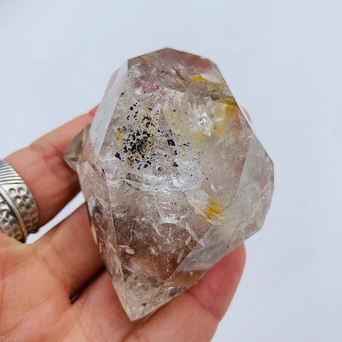 Gorgeous Double Terminated Large Herkimer Diamond From New York - Earth Family Crystals