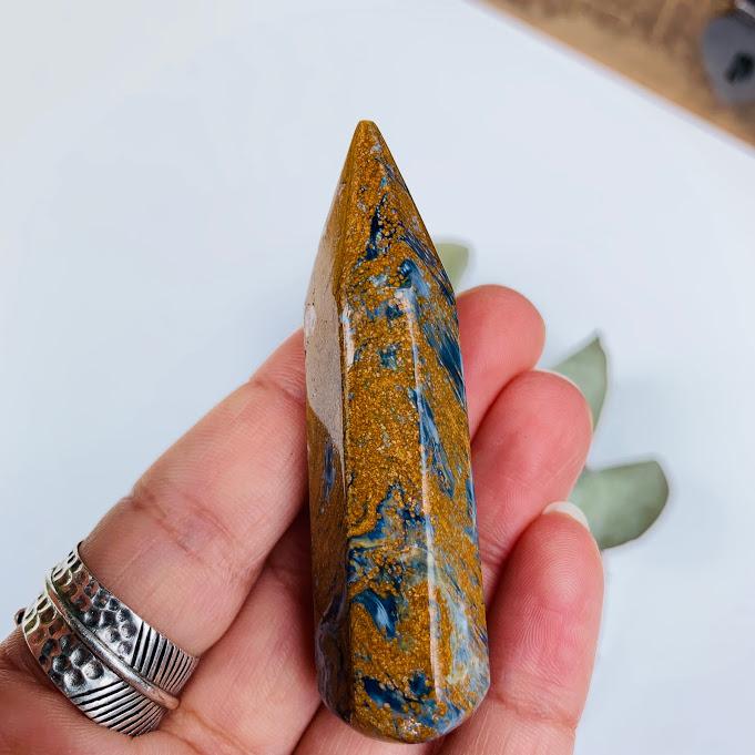 Unique & Stunning Healing Pietersite Wand Carving #4 - Earth Family Crystals