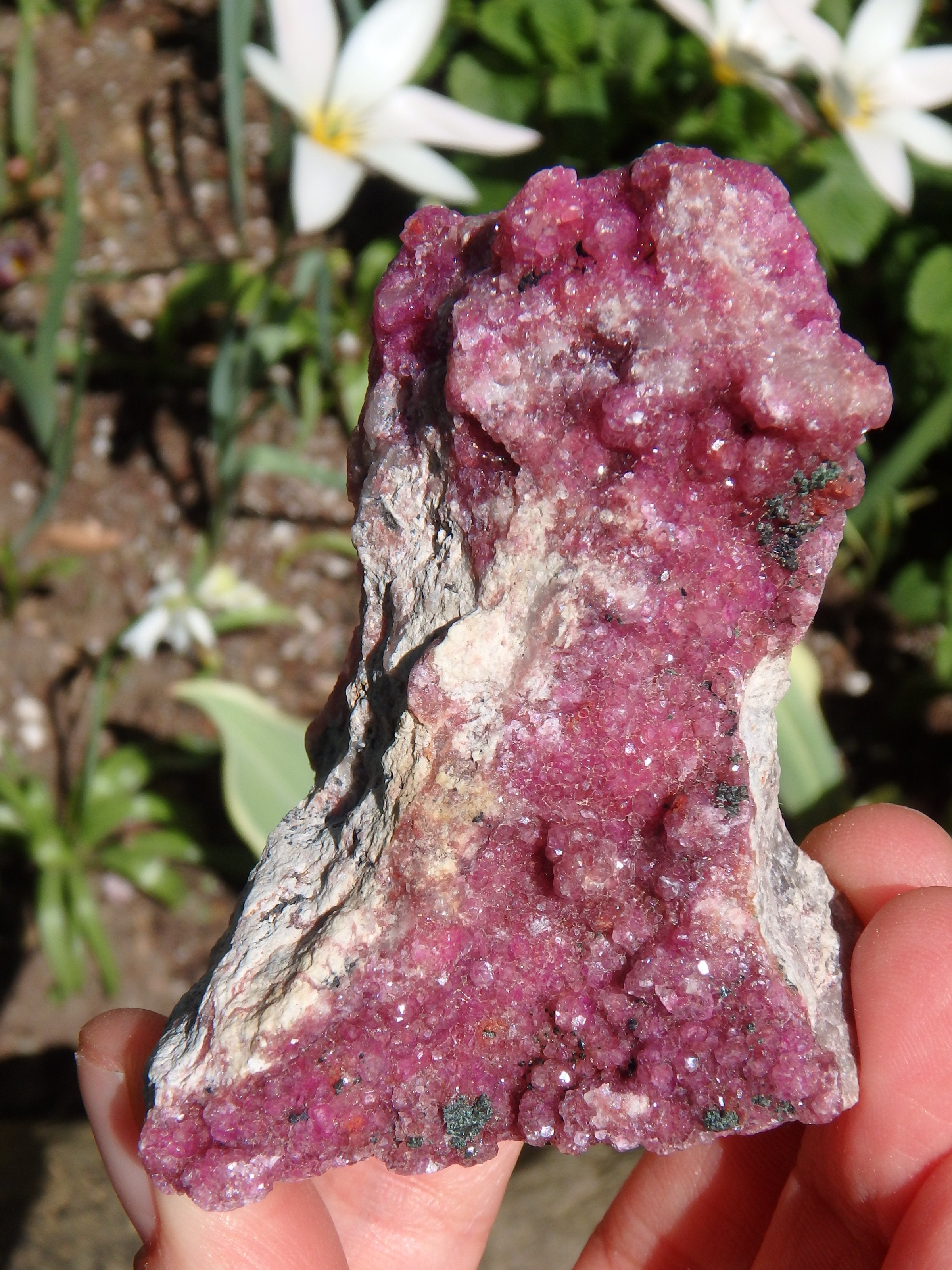 Sparkling Fuchsia Cobaltine Pink Calcite Natural Specimen