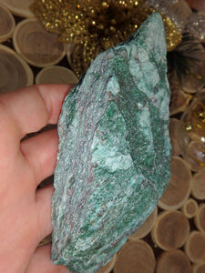 Sparkling Radiant Energy Chunky Mint Green Fuchsite Raw Specimen - Earth Family Crystals