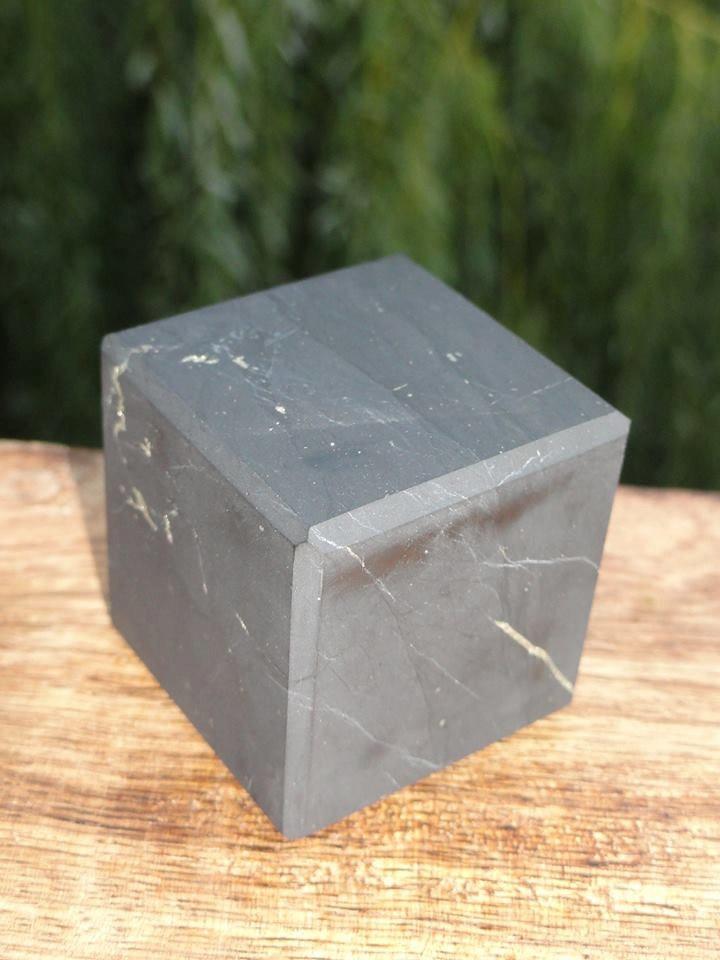 RADIATION ELIMINATING SHUNGITE Cube~ - Earth Family Crystals