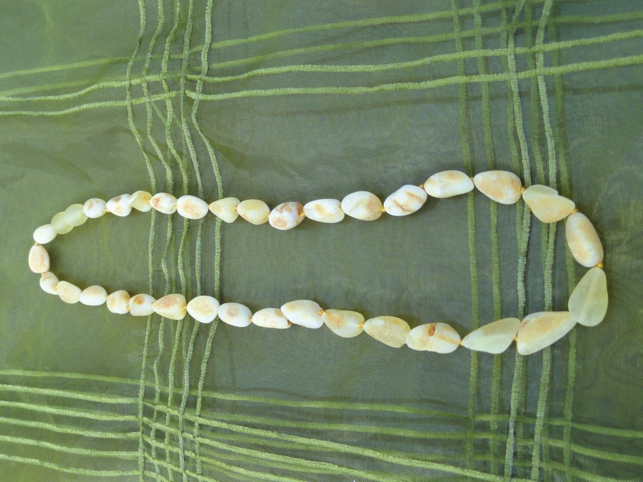 Pain Relieving Unpolished Genuine BALTIC AMBER Adult NECKLACES (18 inch length) Choose from :  Cognac,Lemon, Butterscotch* - Earth Family Crystals