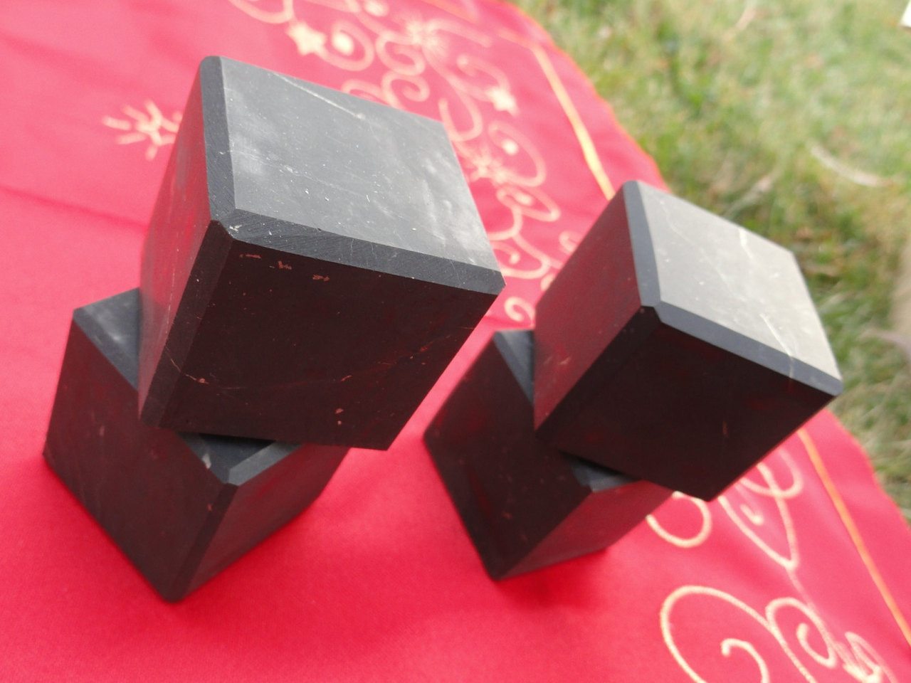 RADIATION ELIMINATING SHUNGITE Cube~ - Earth Family Crystals