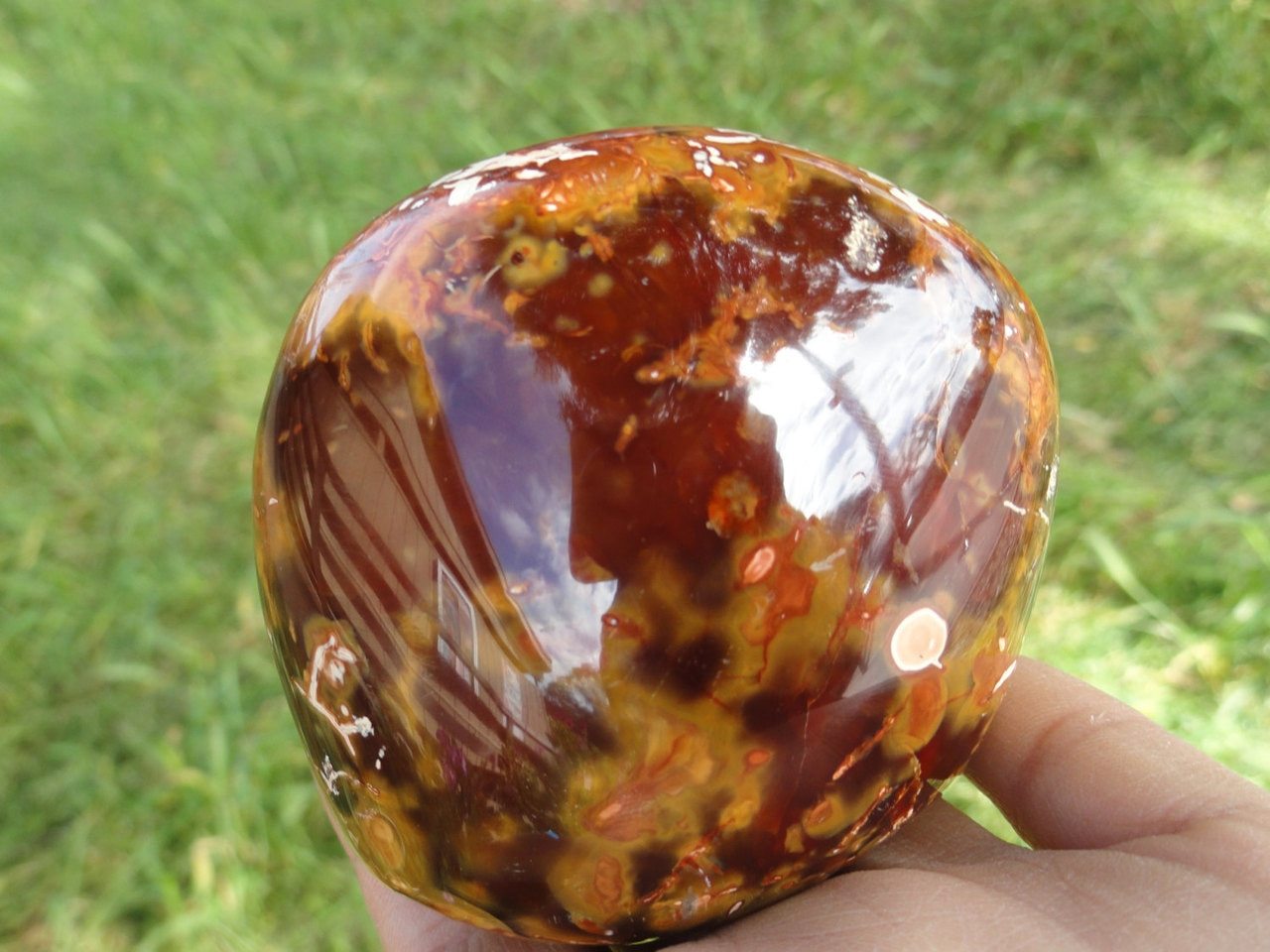 Firey Orange CARNELIAN Self Standing Specimen* - Earth Family Crystals
