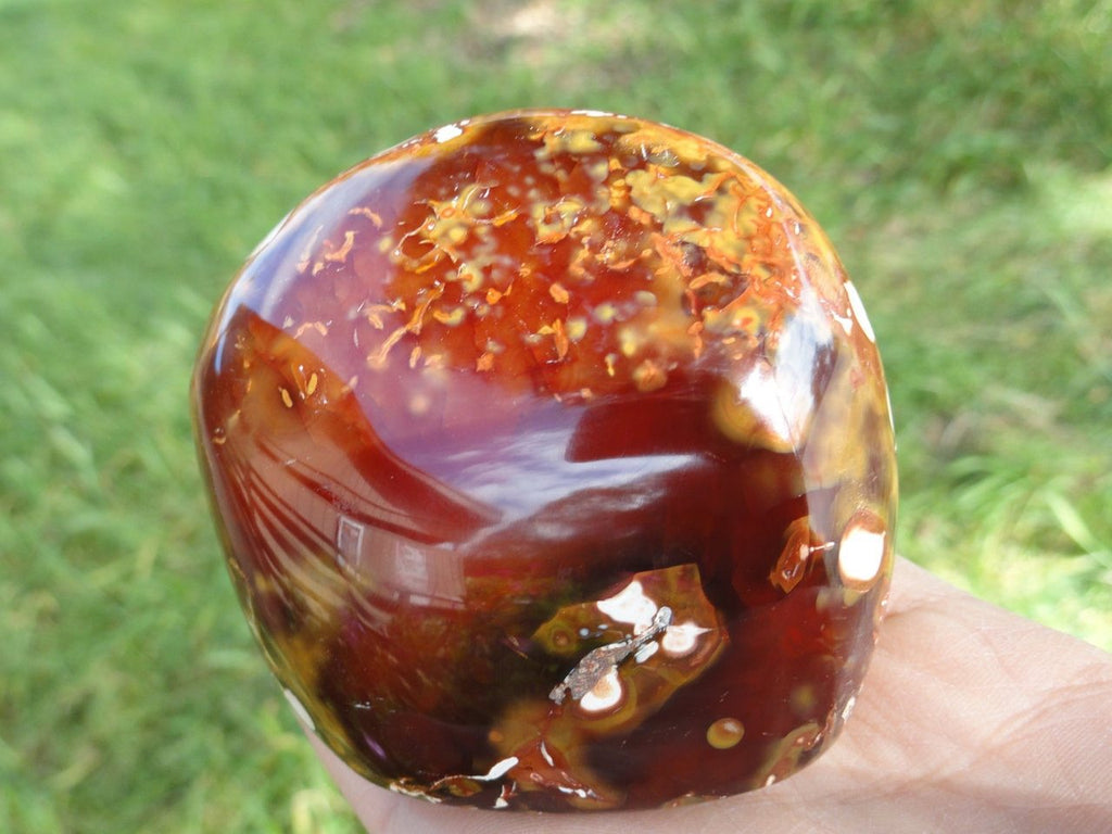 Firey Orange CARNELIAN Self Standing Specimen* - Earth Family Crystals