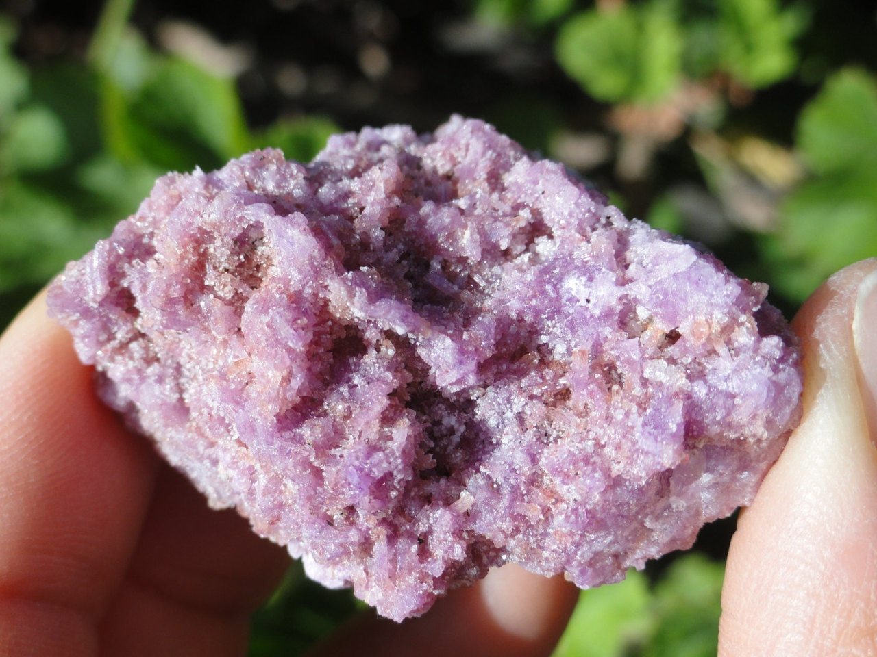 Exotic Sparkly Lilac VESUVIANITE From Quebec* - Earth Family Crystals