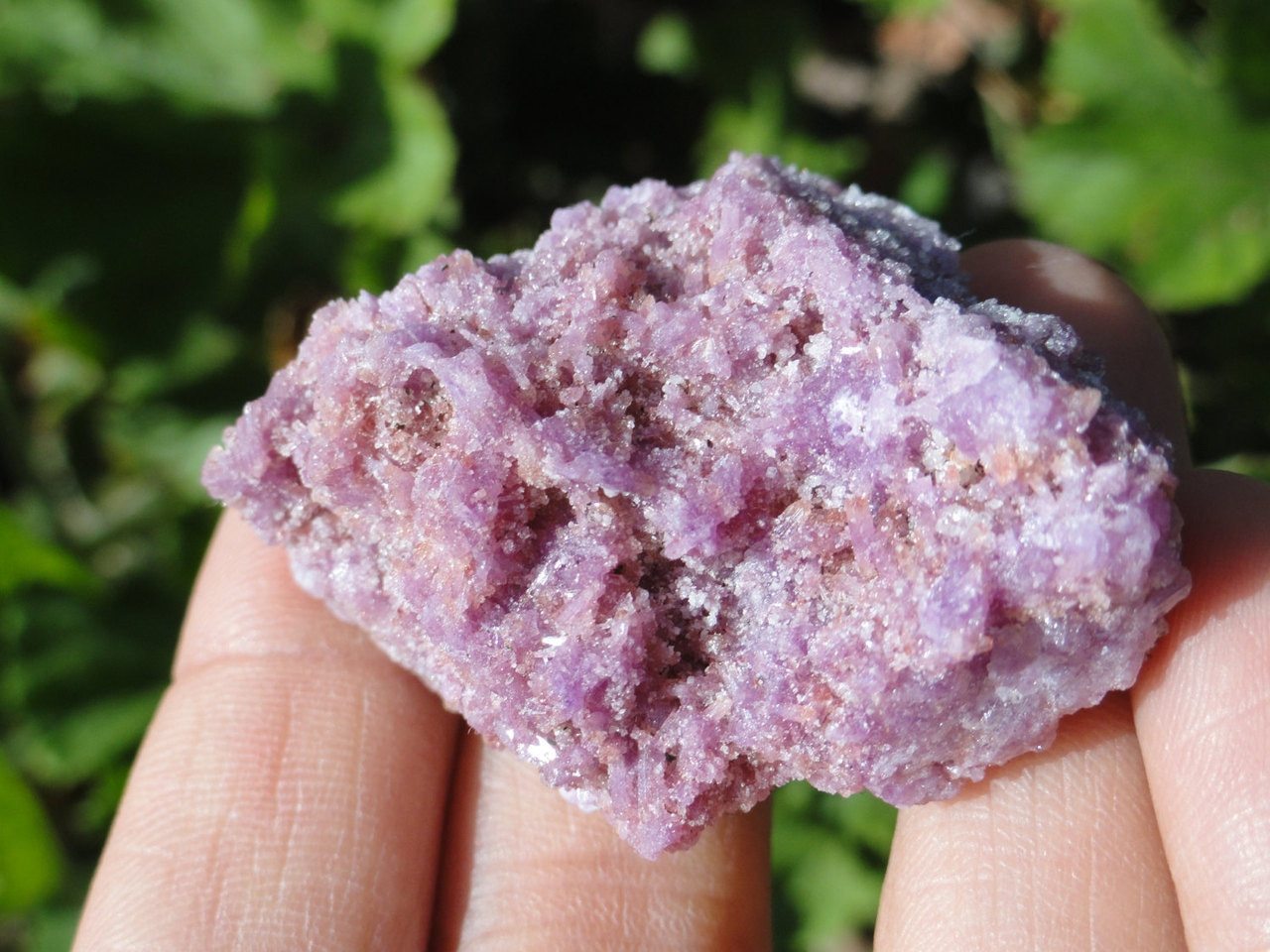 Exotic Sparkly Lilac VESUVIANITE From Quebec* - Earth Family Crystals