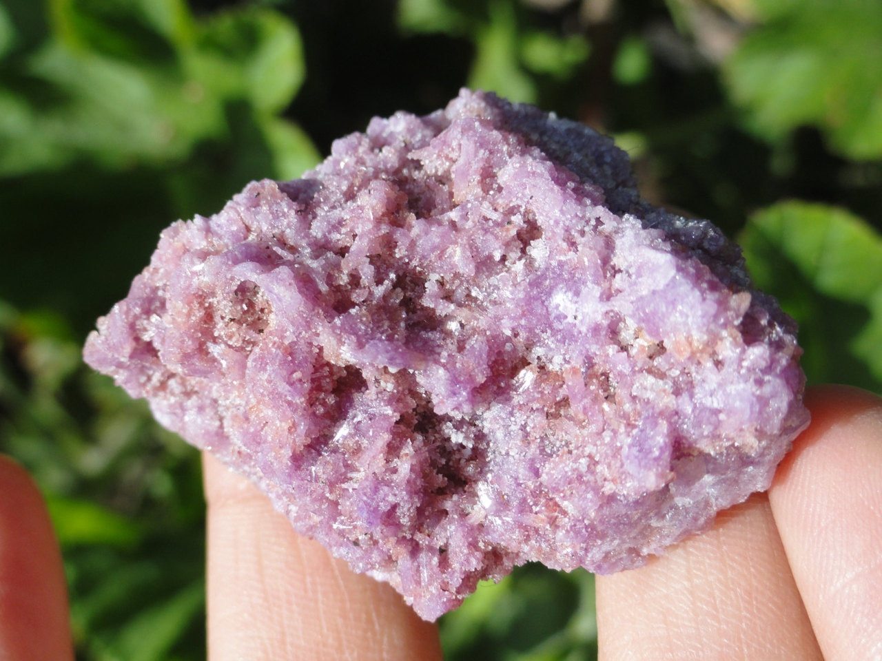 Exotic Sparkly Lilac VESUVIANITE From Quebec* - Earth Family Crystals