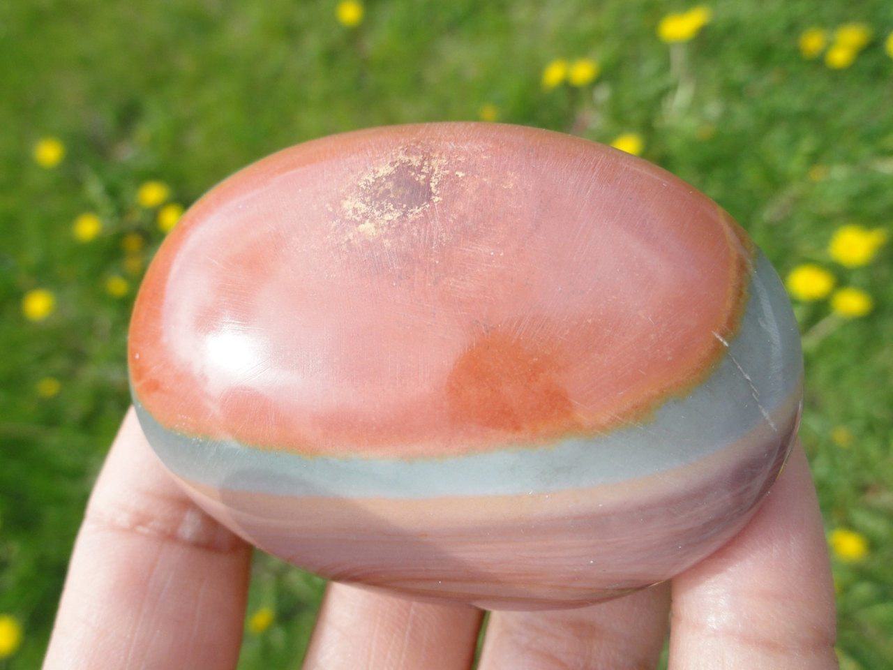 Colorful POLYCHROME JASPER Palm Stone* - Earth Family Crystals