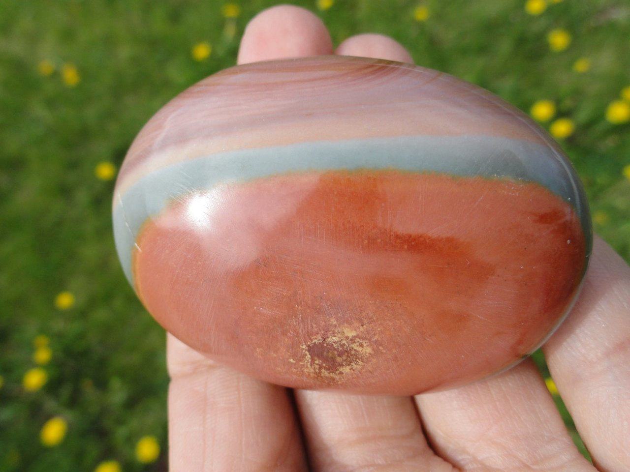 Colorful POLYCHROME JASPER Palm Stone* - Earth Family Crystals
