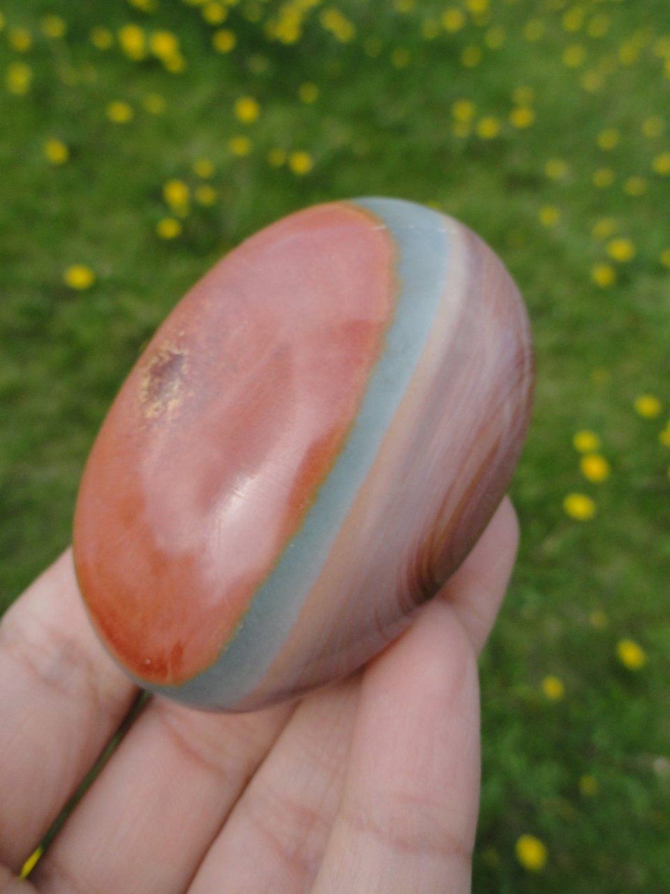 Colorful POLYCHROME JASPER Palm Stone* - Earth Family Crystals