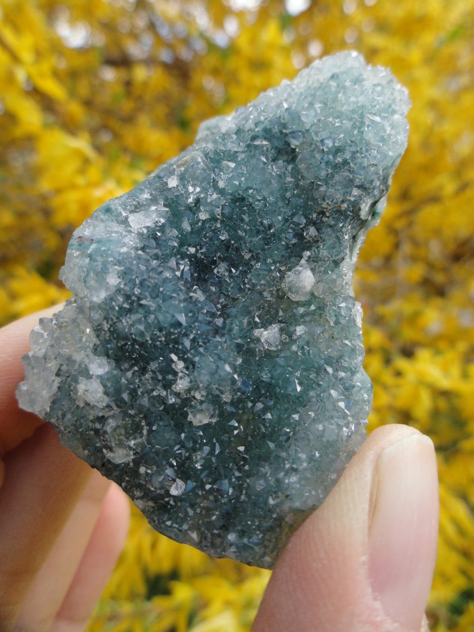 Extra Sparkly CHALCEDONY & QUARTZ SPECIMEN With a Sprinkling of Baby Apophyllites* - Earth Family Crystals