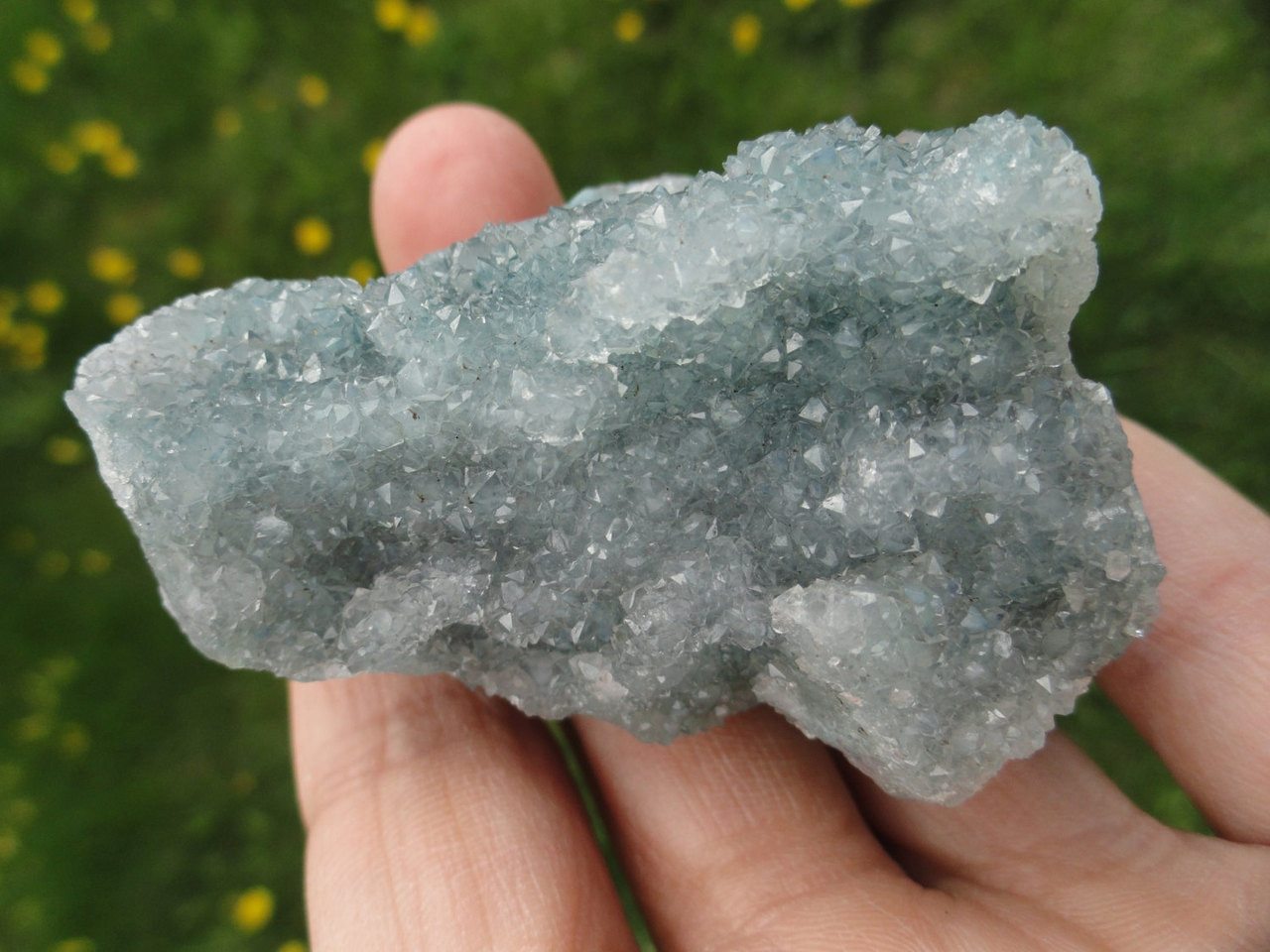 Extra Sparkly CHALCEDONY & QUARTZ SPECIMEN With a Sprinkling of Baby Apophyllites* - Earth Family Crystals