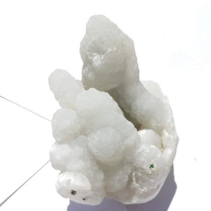 Amazing Shimmering Clear Chalcedony Standing Cluster From India - Earth Family Crystals