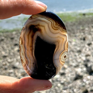 Incredible Patterns Chunky Agate Cabochon Ideal for Crafting