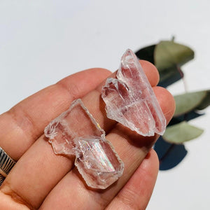 Set of 2 Healing Faden Quartz Natural Crystals  #2