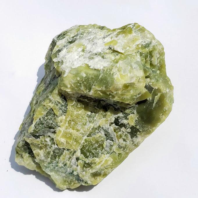 Chunky Raw Green Serpentine Hand Collected Specimen From Washington, USA - Earth Family Crystals