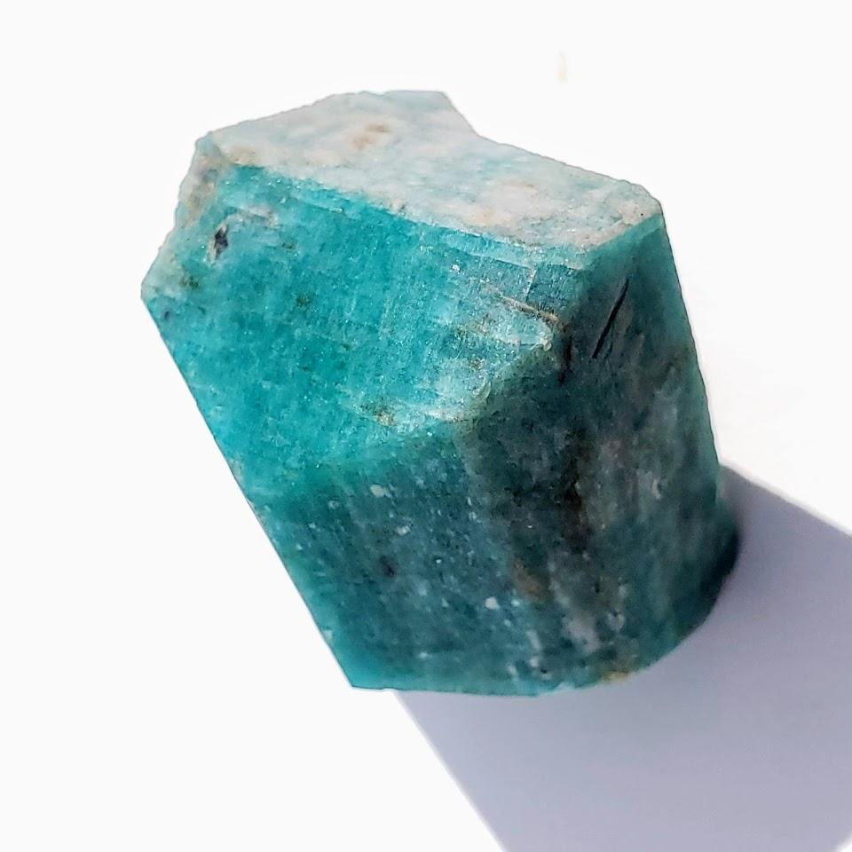 Famous Colorado Locality~Quality Natural Terminated Robin Egg Blue Amazonite Raw Specimen - Earth Family Crystals