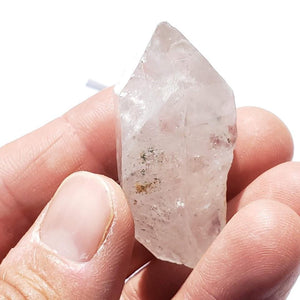 Green Chlorite Included Quartz Natural Point From Brazil #2 - Earth Family Crystals