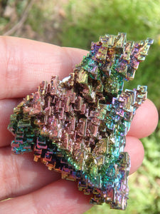 Large 3D Depth Rainbow Bismuth From Germany