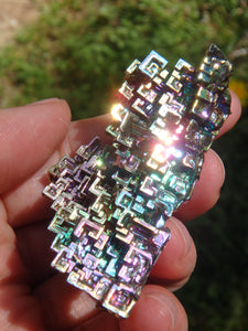 Large 3D Depth Rainbow Bismuth From Germany