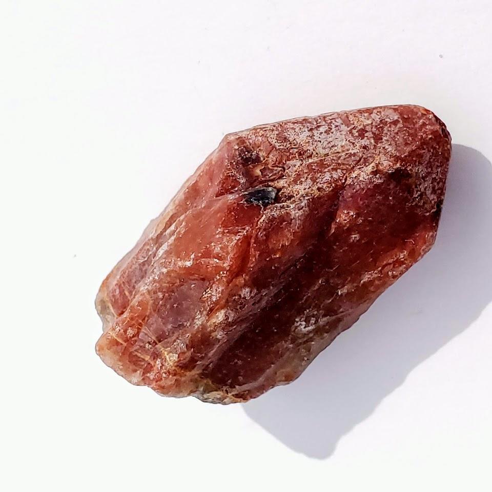 Saturated Blood Red Amethyst Natural Point from Brazil