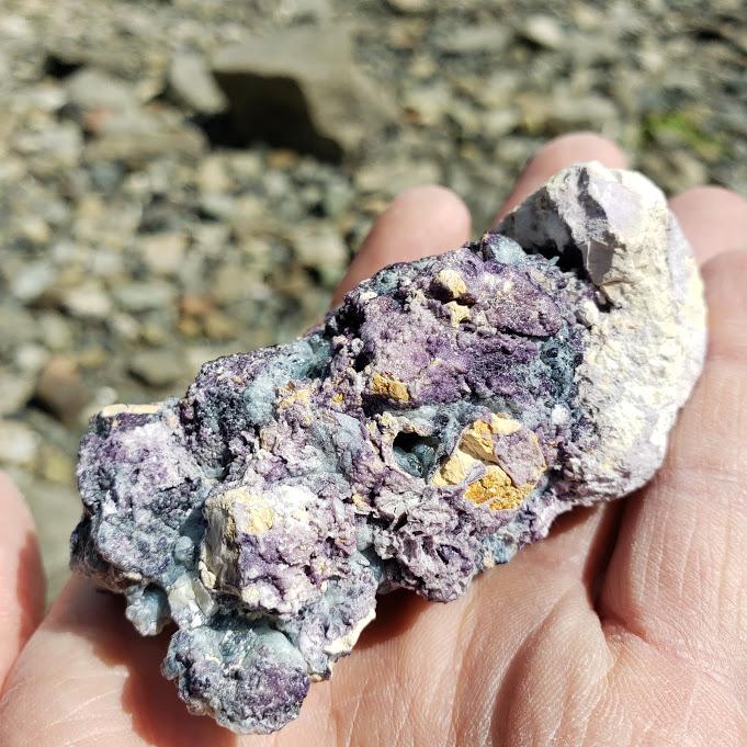 Fabulous Purple Depth Raw Tiffany Stone Cluster From Utah, USA - Earth Family Crystals