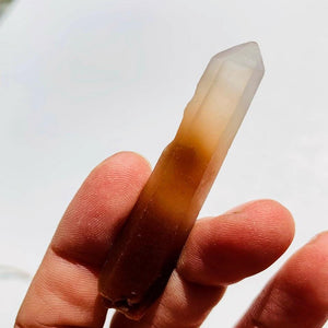 Rare Frosty Red Hematoid Quartz Point From Madagascar - Earth Family Crystals